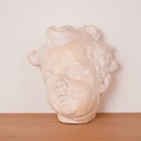 Tête d'angelot en plâtre