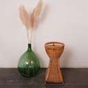 Porte plante rotin vintage