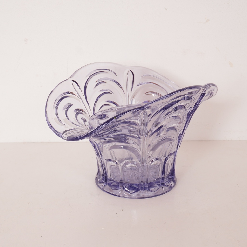 Vase/pique fleurs verre vintage