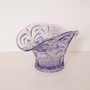 Vase/pique fleurs verre vintage