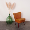 Fauteuil cocktail simili vintage