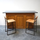 Meuble/comptoir en chêne