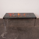Table basse carreaux céramique vintage