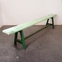 Banc en bois peint