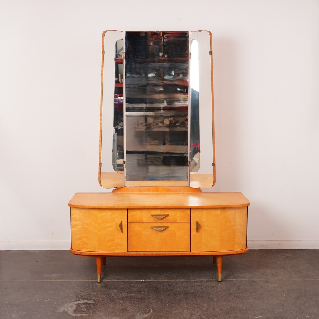 Meuble coiffeuse vintage