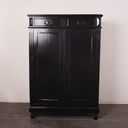 Meuble 2 portes en bois peint