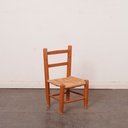 Chaise enfant bois vintage