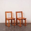 Paire de chaises SCAVOLINI vintage