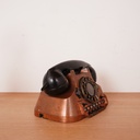 Téléphone en cuivre ancien