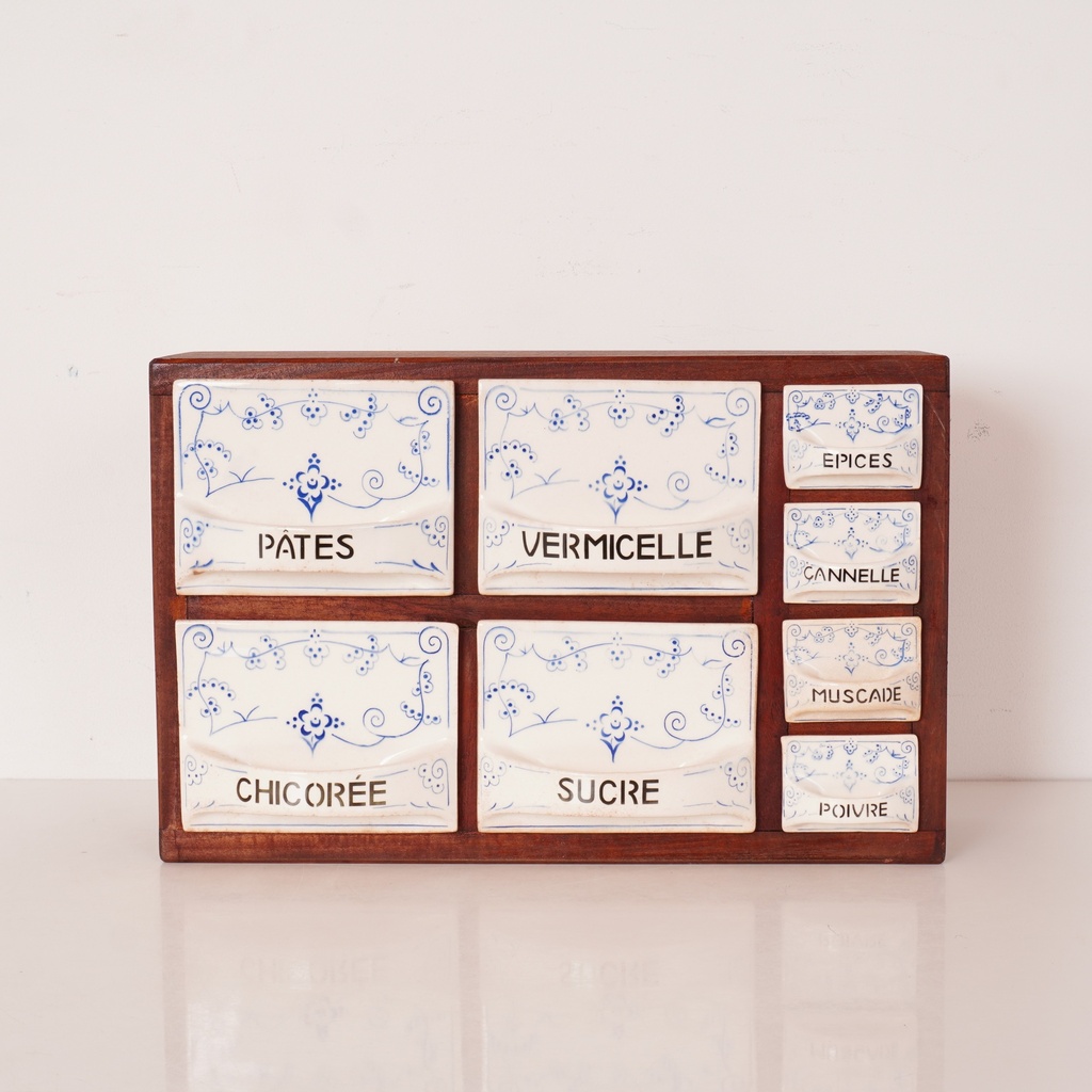 Meuble à épices vintage