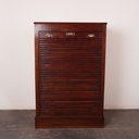 Meuble classeur à rideau vintage
