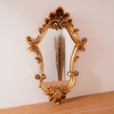 Miroir en bois doré vintage