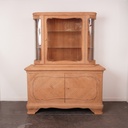 Meuble vitrine bois aérogommé
