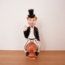 Bouteille porcelaine à liqueur vintage
