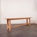 Banc en bois aérogommé