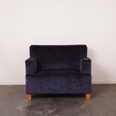 Fauteuil en velours