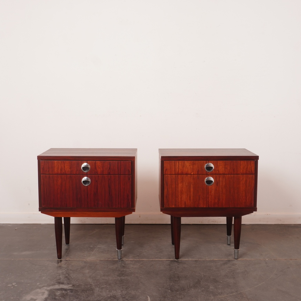 Paire tables de chevet vintage