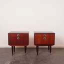 Paire tables de chevet vintage