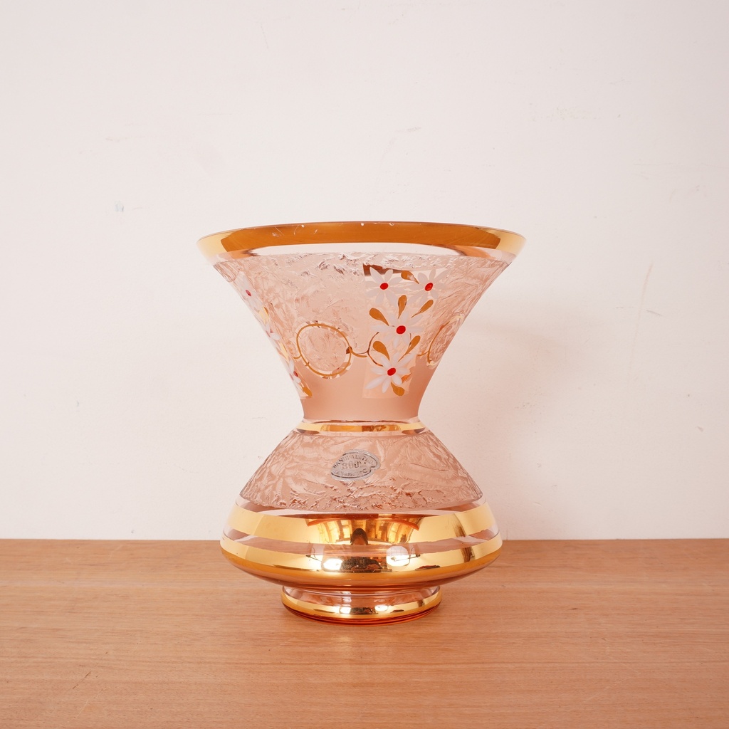 Vase BOOM en verre vintage