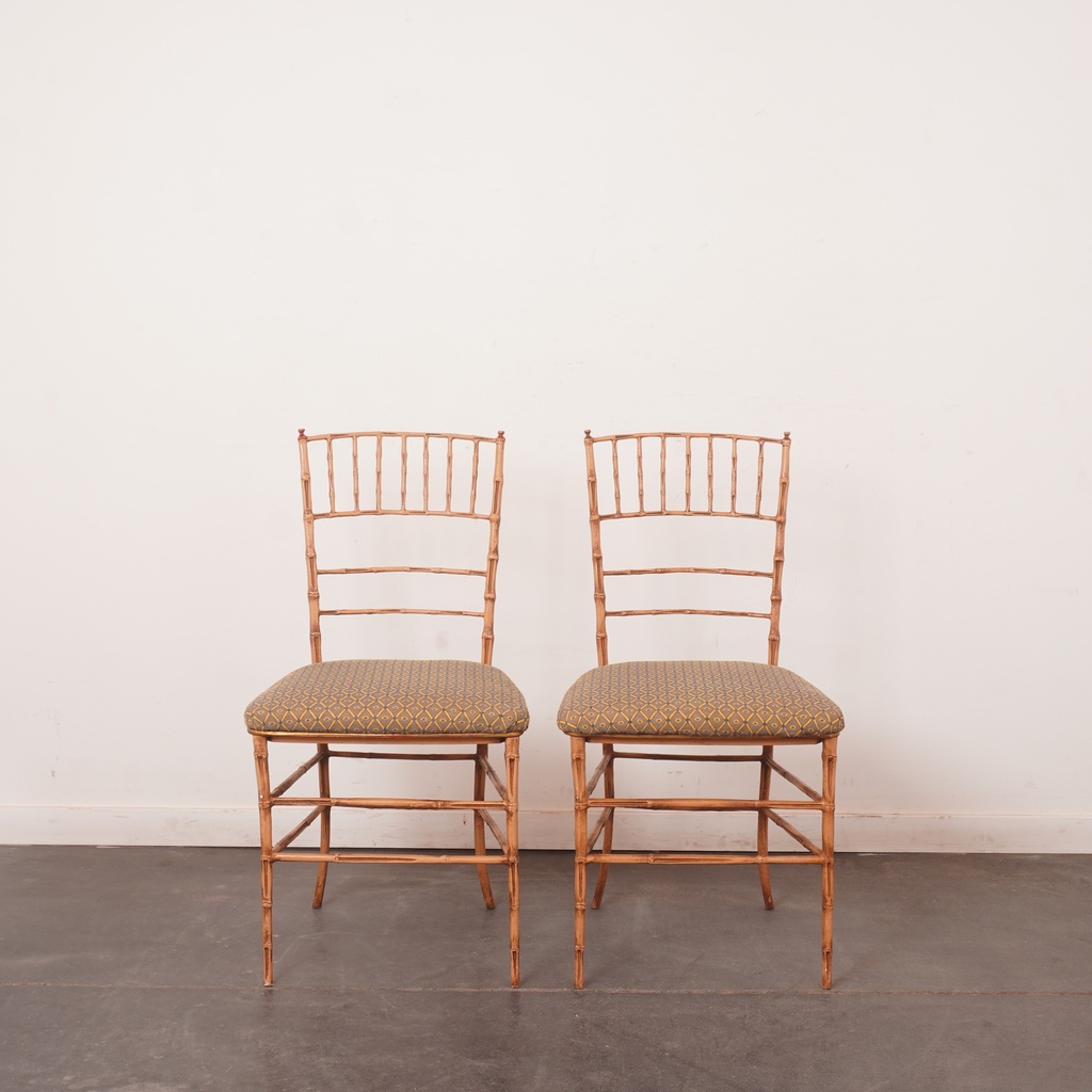 Paire de chaises style Napoléon III