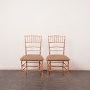 Paire de chaises style Napoléon III