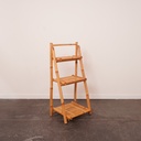 Etagère pliante bambou vintage