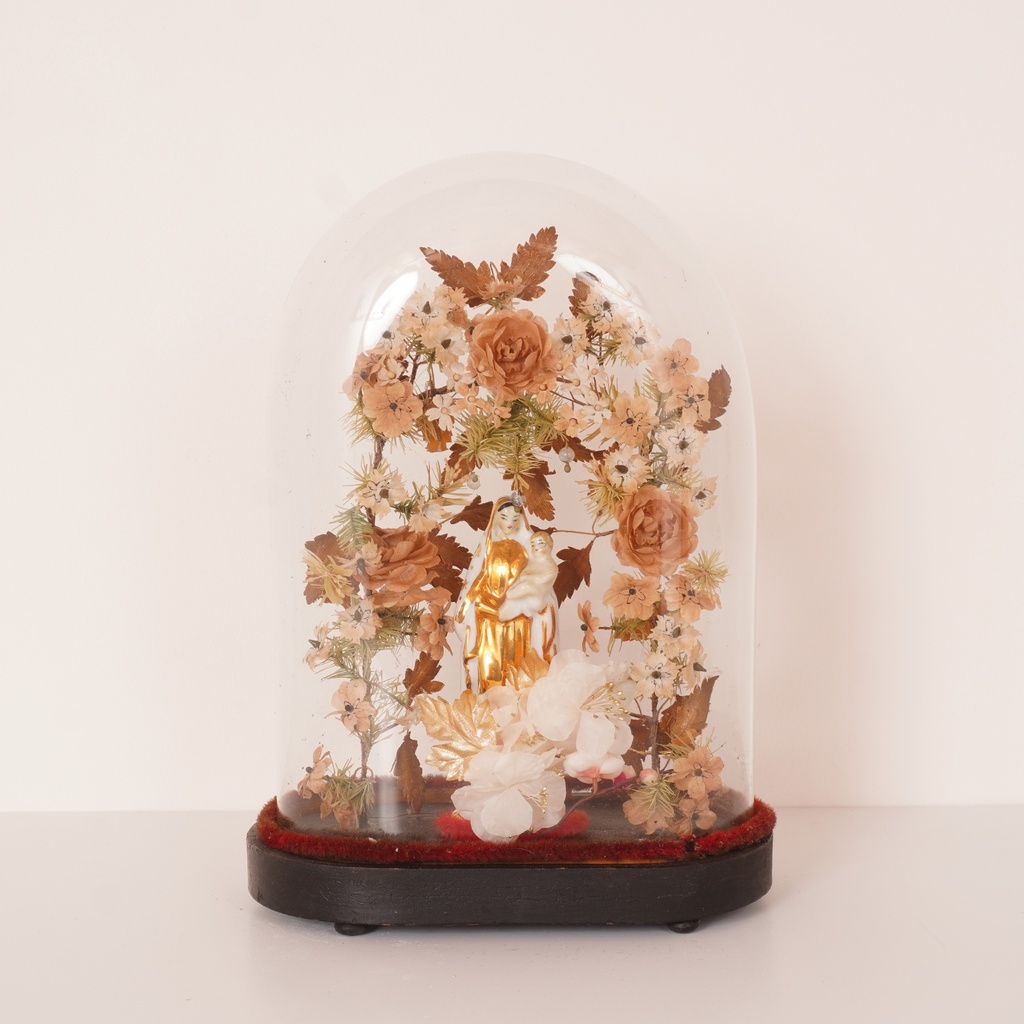 Globe de "mariée" décor religieux