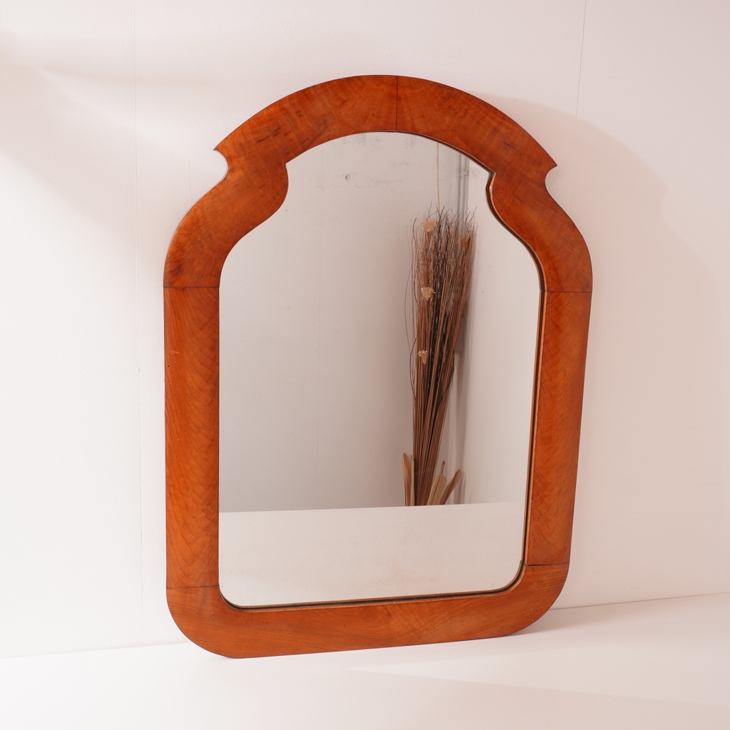 Miroir en bois d'acajou