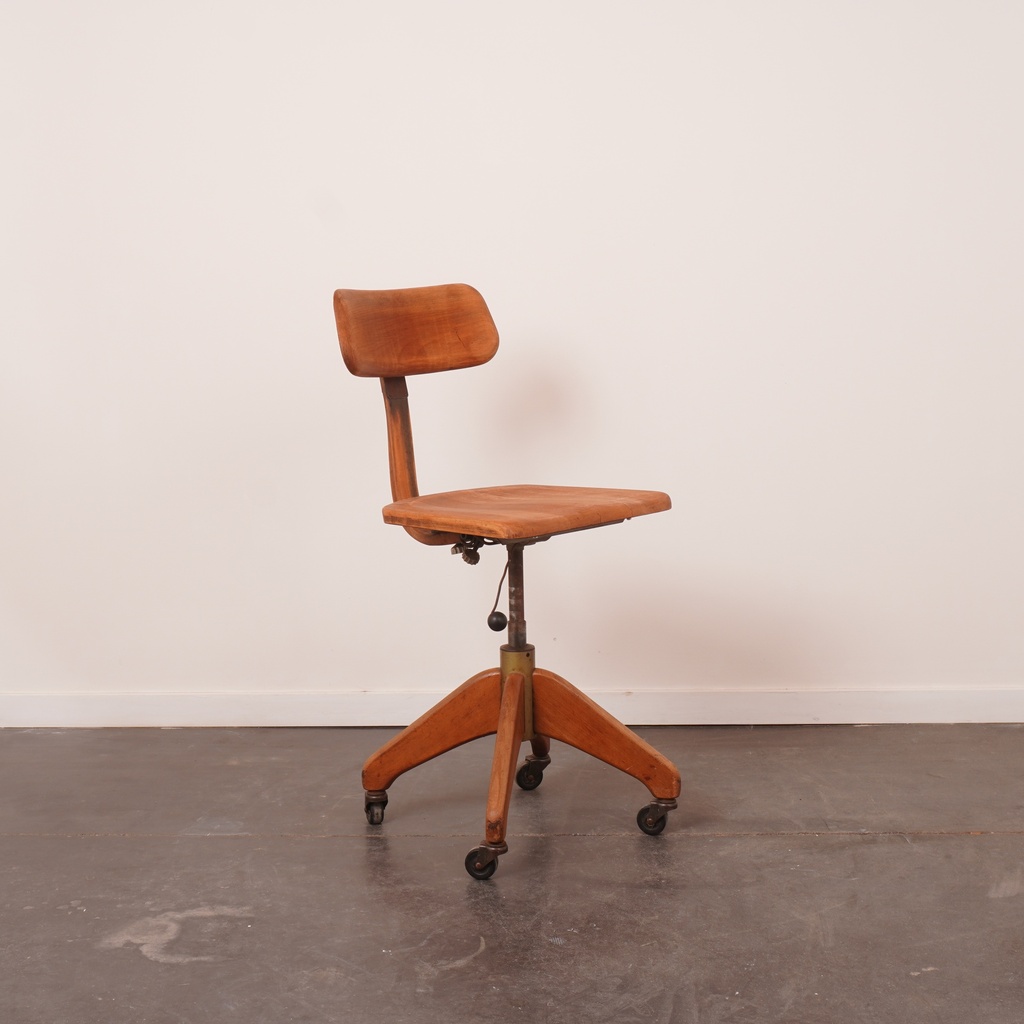 Chaise d'architecte Stoll Giroflex vintage