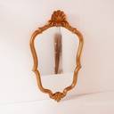 Miroir en bois doré vintage