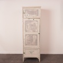 Meuble colonne en bois vintage