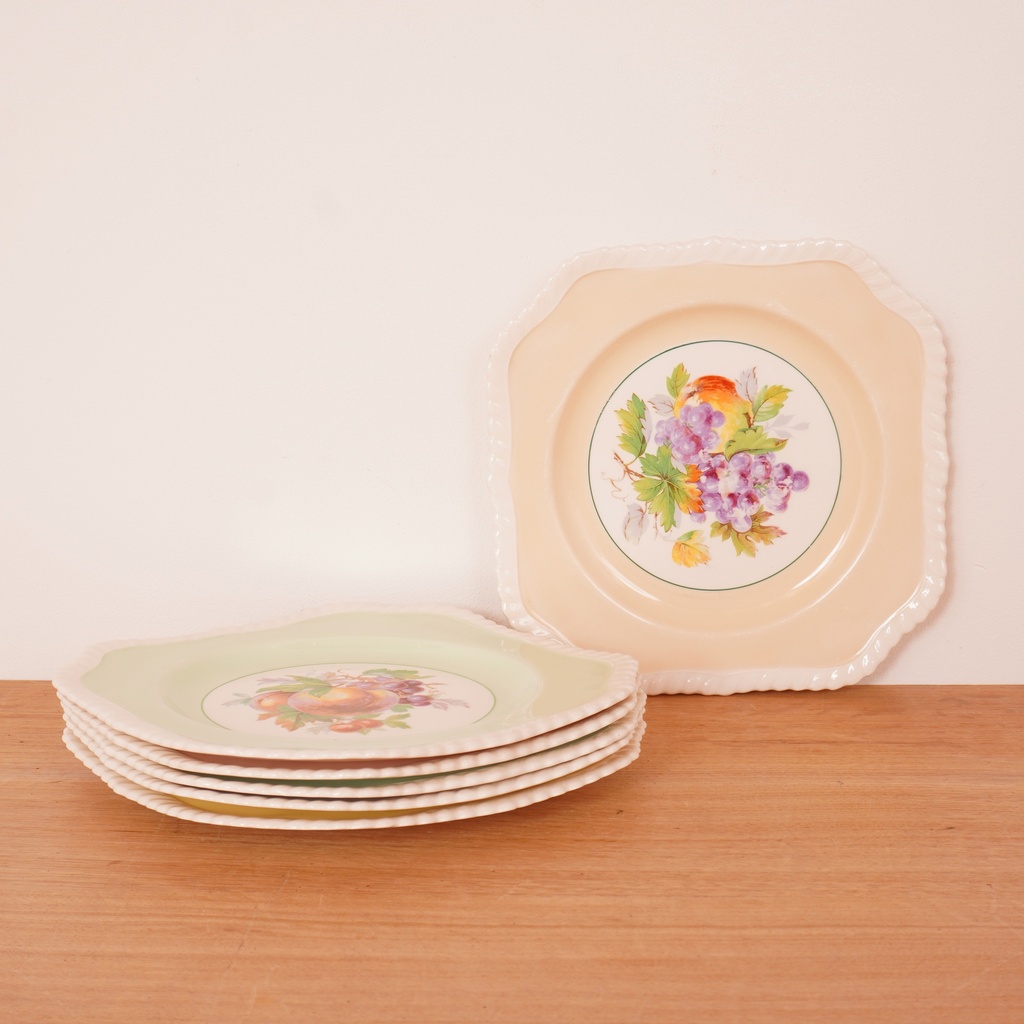 6 assiettes Old English Johnson Bros