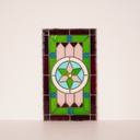 Vitrail de fenêtre en verre coloré