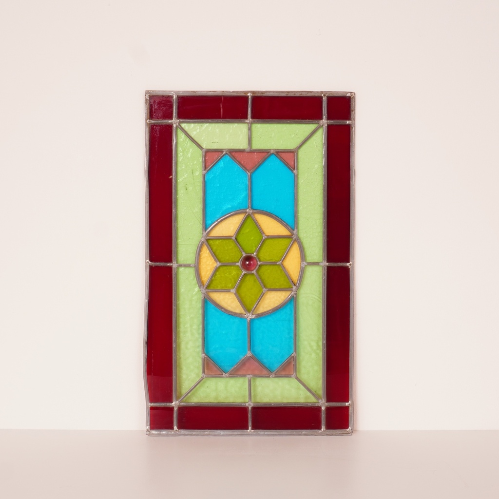 Vitrail de fenêtre verre coloré