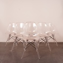 6 Chaises "fantôme" contemporaine