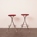 Paire de tabourets de bar