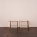 Paire de tables Style Hollywood Regency