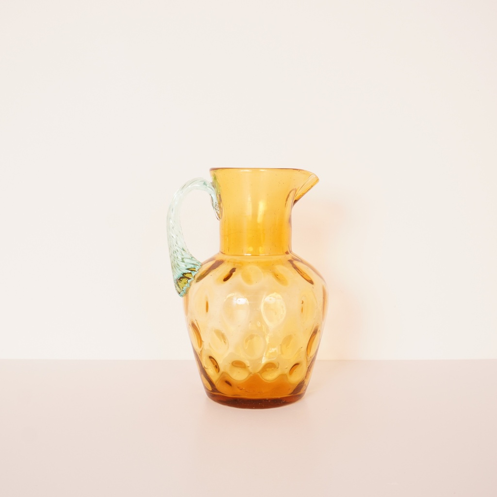 Pichet en verre ambré George Sand