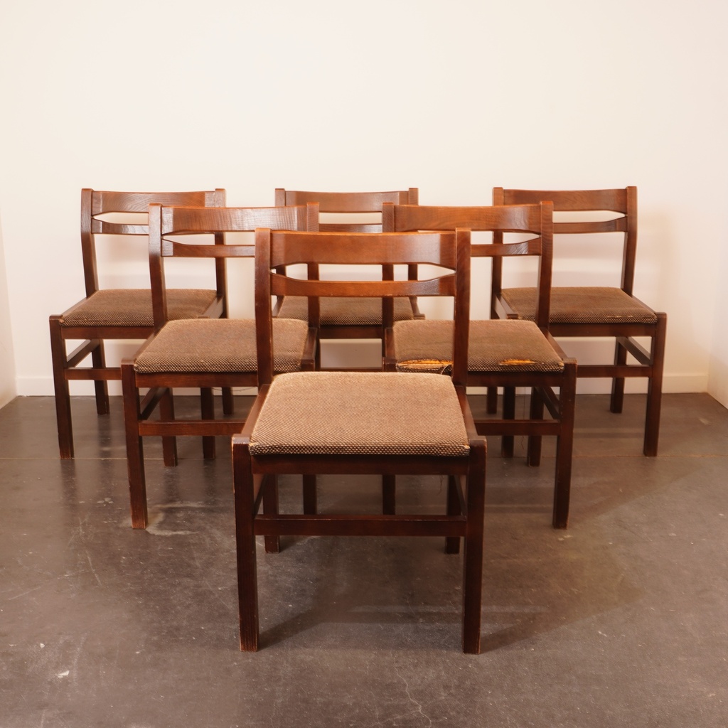 Série de 6 chaise vintages