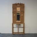 Vestiaire hall d'entrée bois aérogommé