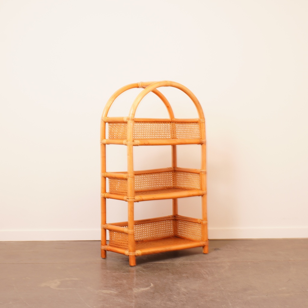 Etagère en bambou vintage