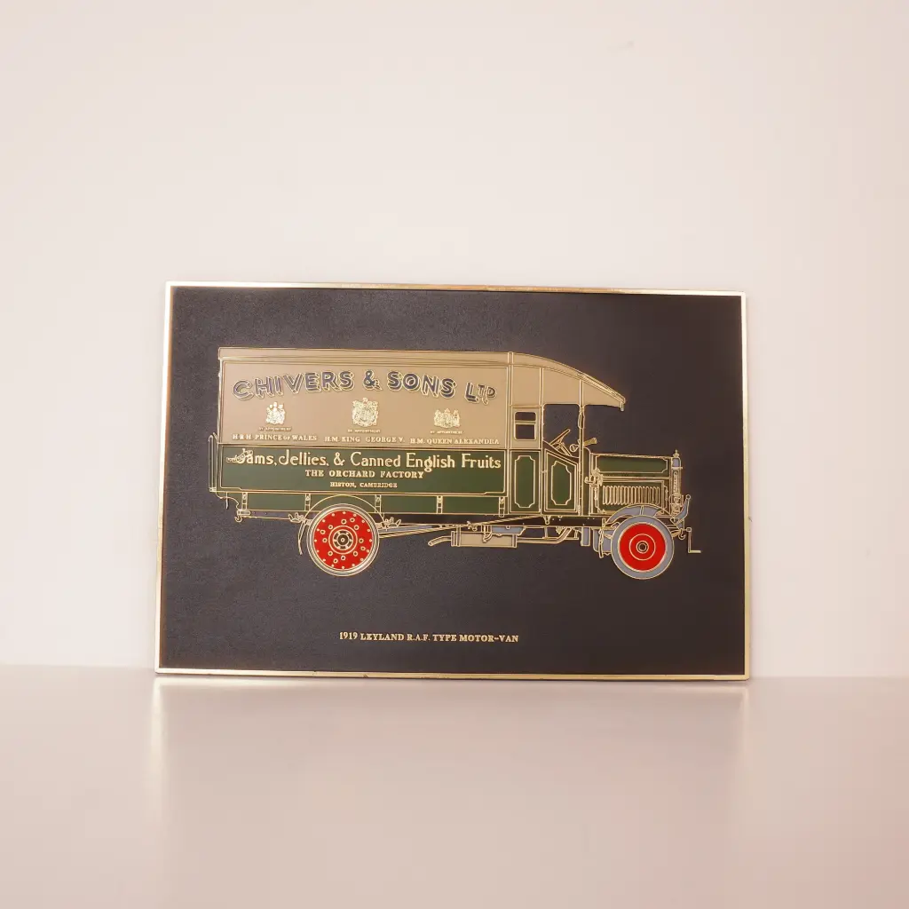Plaque de collection Frank Down "Motor Van"