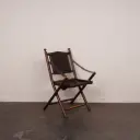 Chaise pliante style colonial