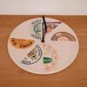 Plateau à fromages St Amand vintage