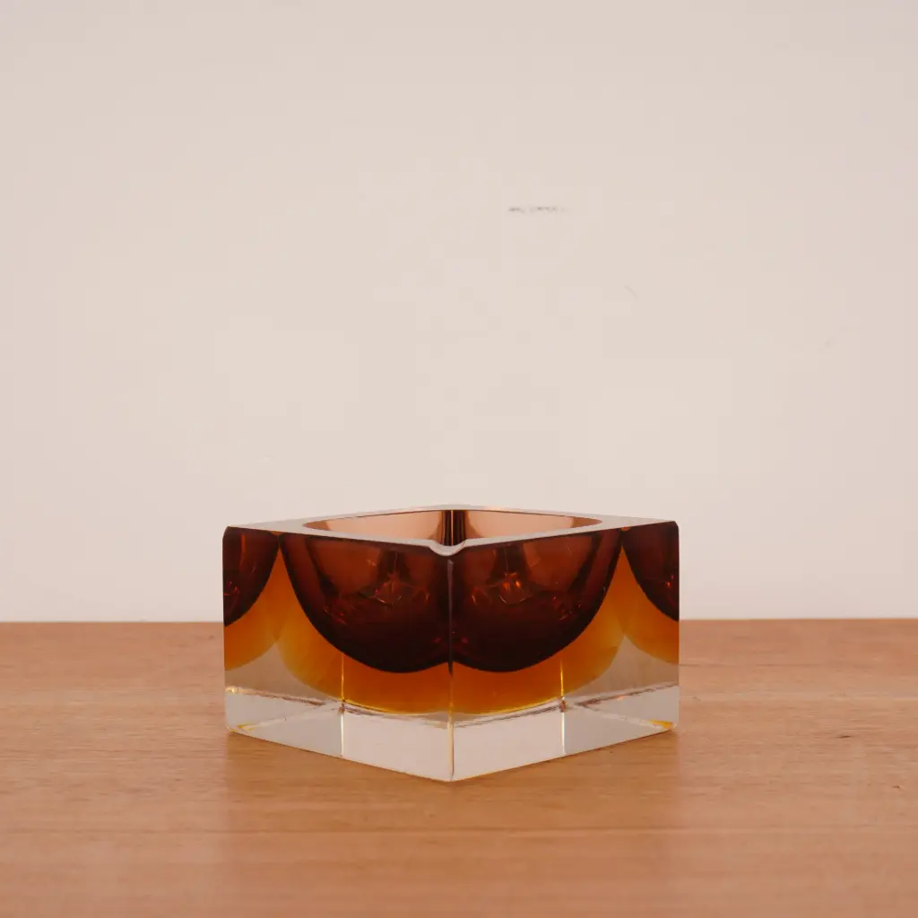 Cendrier verre de Murano Flavio Poli. 