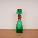 Carafe teckel en verre d'Empoli 60'