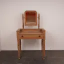 Meuble coiffeuse bois aérogommé