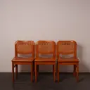 Série de 3 chaises Style scandinave vintage