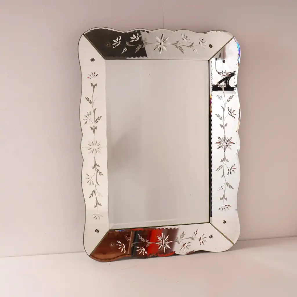 Miroir en verre vénitien