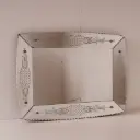 Miroir en verre vénitien 